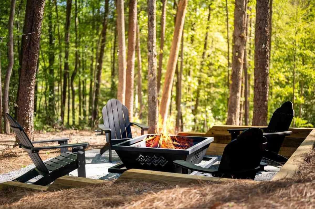 Helen Hikes Tubing 1 Acre Fire Pit Sautee Nacoochee Exterior foto